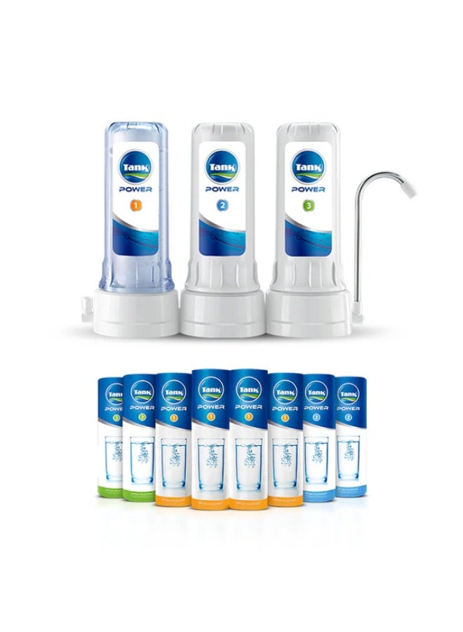 TANK Filter Tank Power 3 Stages With 1 Year Cartridge - Image 3